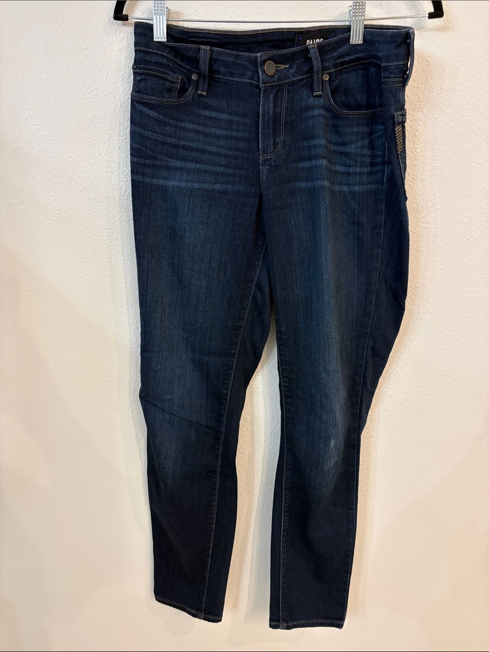 PAIGE Verdugo Ankle Skinny Jeans in Ellora Dark Wash Transcend Denim Size 28